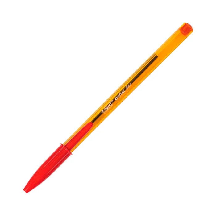 Bic 872720 Caneta Esferográfica Fine Crystal Laranja Corpo Laranja 0,3 Mm Cor Vermelha Bic 872720