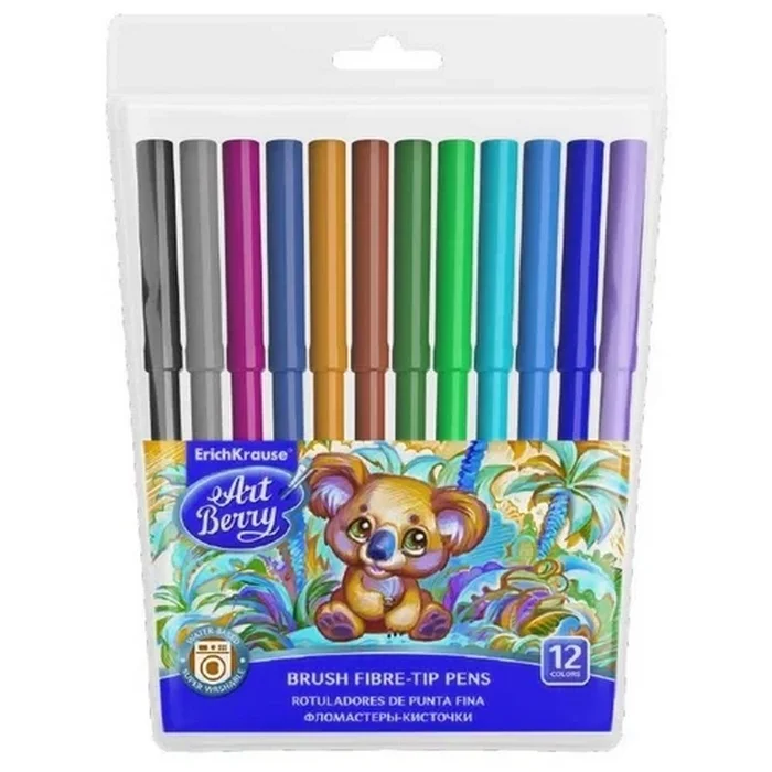 Conjunto de 12 Lápis Super Laváveis Artberry 56084 Cores Sortidas