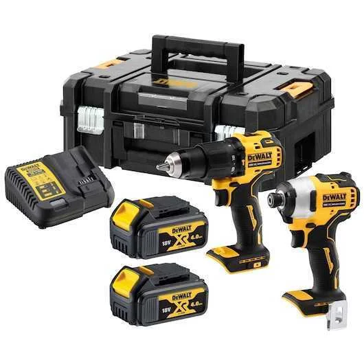 Power Tool Combo Kit Dewalt Dck2062m2t (Dcd709+Dcf809) 18v 2x4.0ah