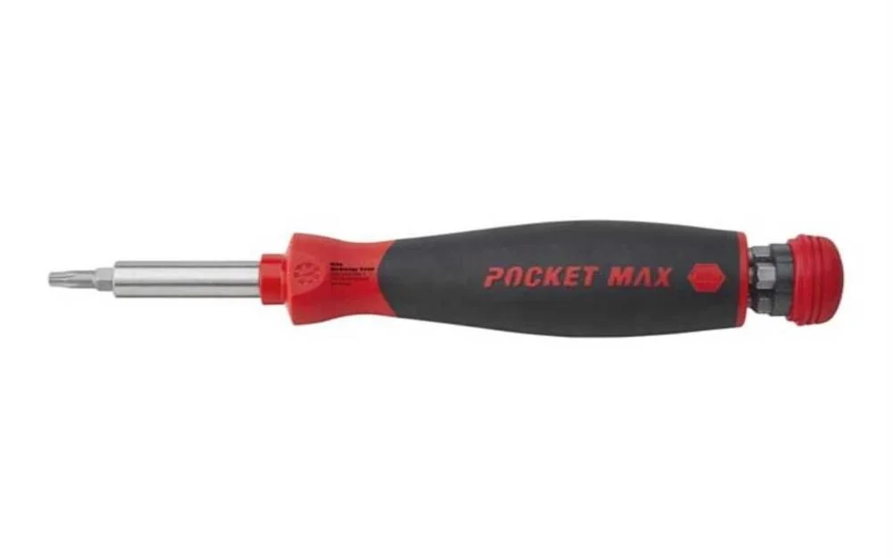 Chave de Fendas Wiha com Carregador de Pontas Pocketmax Magnetic Mixed With 8 Bits, 1/4"