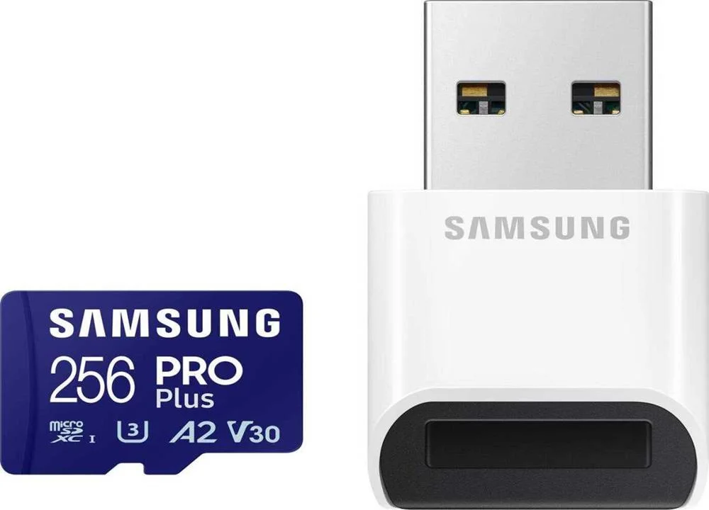 Cartão de Memória Pro Plus 256gb Sdxc Uhs-I Classe 10 + Adaptador - Samsung