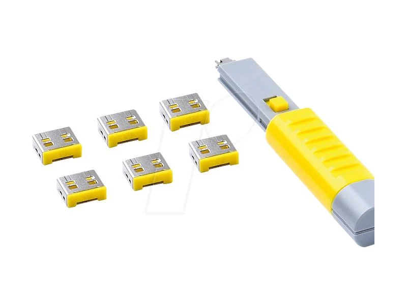 Smart Keeper Basic USB-A Port Blocker 6 Stk.+Key