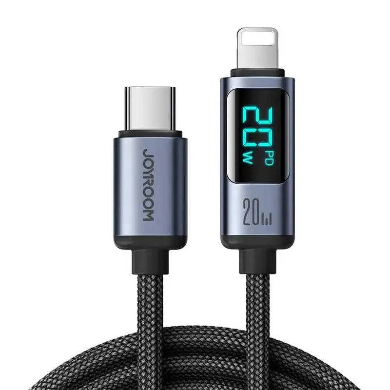 Cabo Usb Tipo C Prisma Lightning 1,2 M Joyroom S-Cl020a16 Preto
