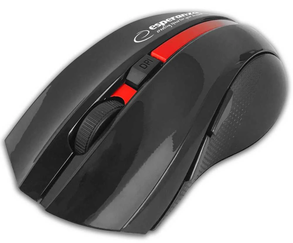 Esperanza Rato Ótico Sem Fios Bluetooth 6d Virgo Red
