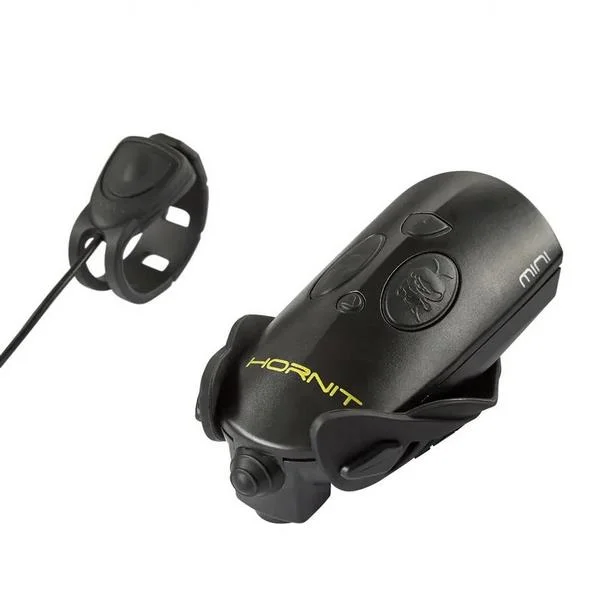 Hornit Mini Black Bicycle Horn Light 5353blbl Black