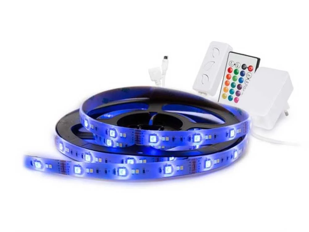 Kit Faixa LED RGB Inteligente Wifi, Branco Frio e Branco Quente