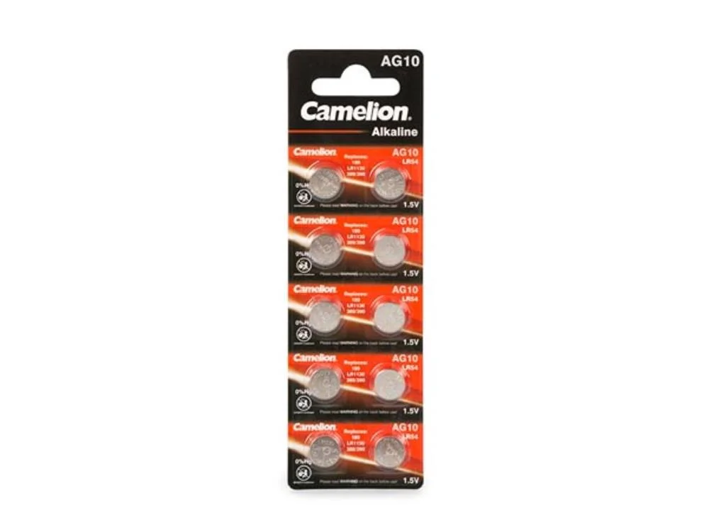 Watch Battery 1.5v-68&nbsp;mah Lr1130/Ag10 (10&nbsp;pcs/Bl)