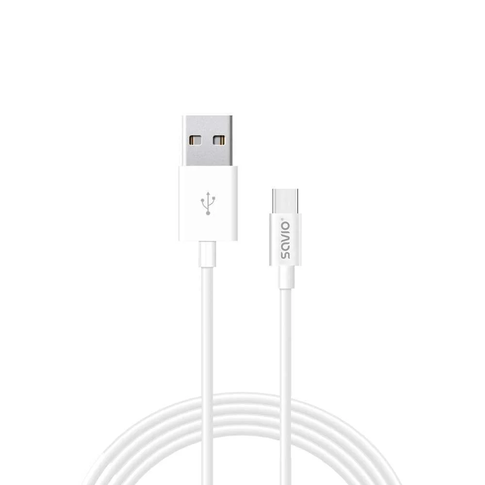 Savio Usb - Cabo Usb Tipo C 5a 1m Cl-126 Branco