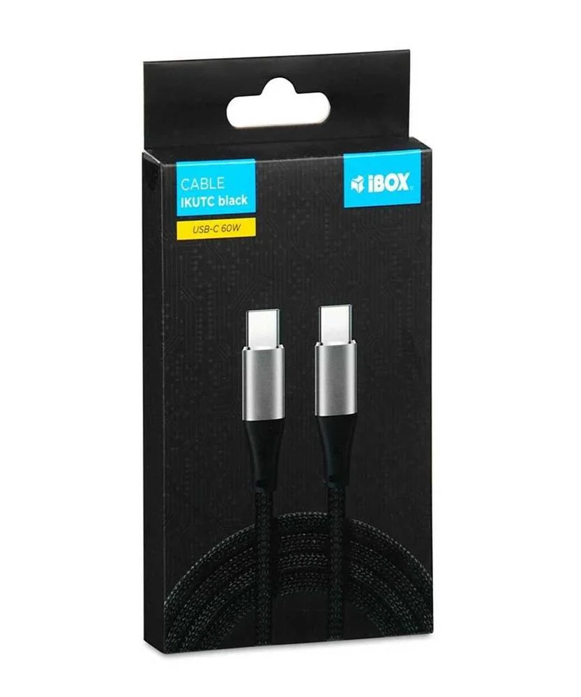 Ibox Ikutc Cabo Usb-C 60w 2m Preto