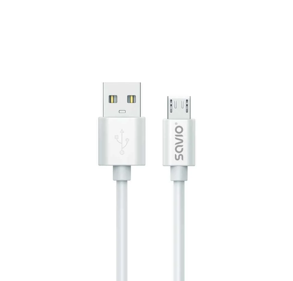 Cabo Usb 3 M Usb 2.0 Usb a - Micro Usb Branco Savio Cl-167