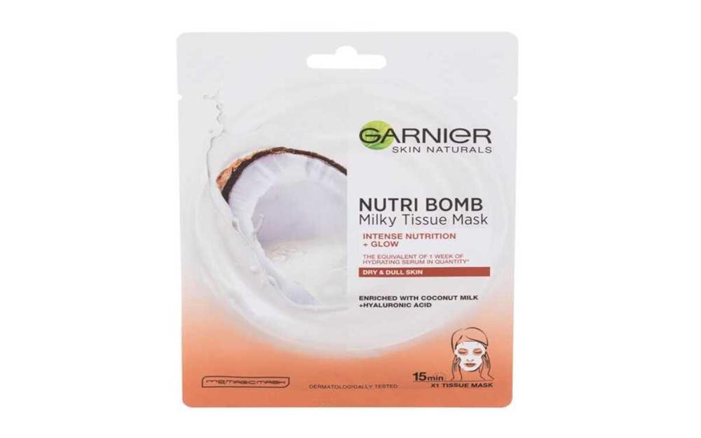 Face Mask Skin Naturals Nutri Bomb Coconut + Hyaluronic Acid 1pc
