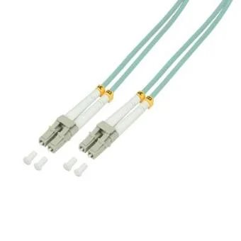 Logilink Glasfaser Patchkabel Om3 50/125á Lc-Lc  2,0m Türkis