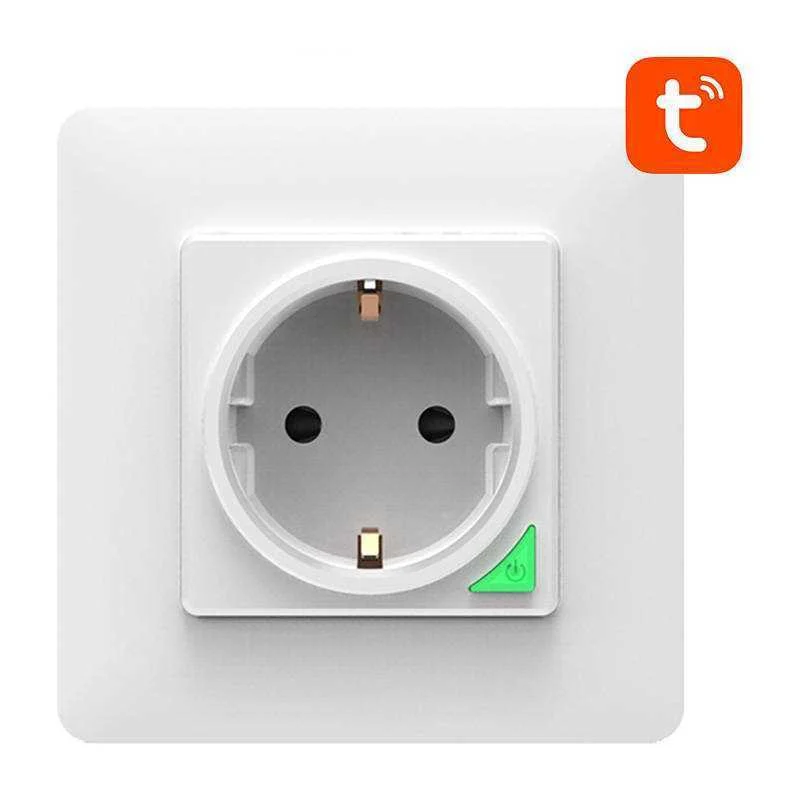 Smart Wifi Wall Socket Avatto N-Wot10-Eu-W Tuya (White)