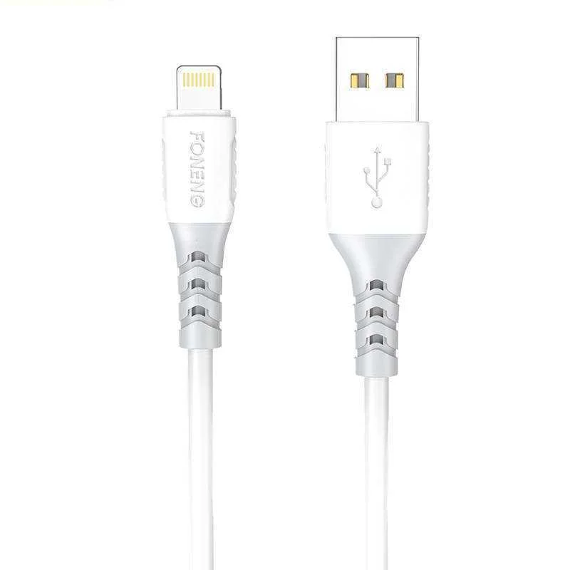 Kabel Usb-Lightning Foneng X66, 20w, 3a, 1m (Bílý)