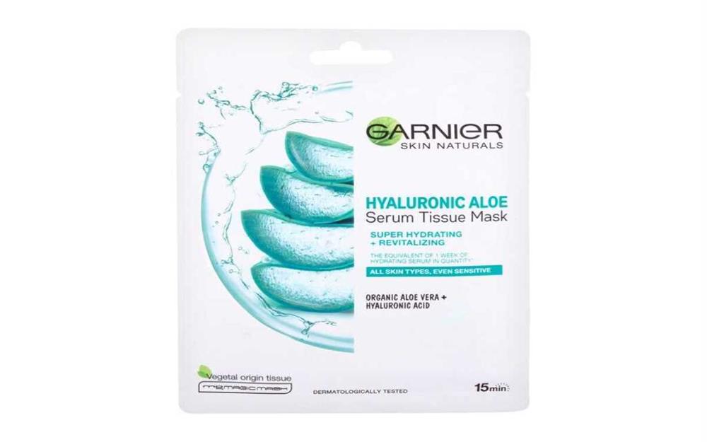 Máscara Facial Skin Naturals Hyaluronic Aloe Serum Tissue Mask 1pc