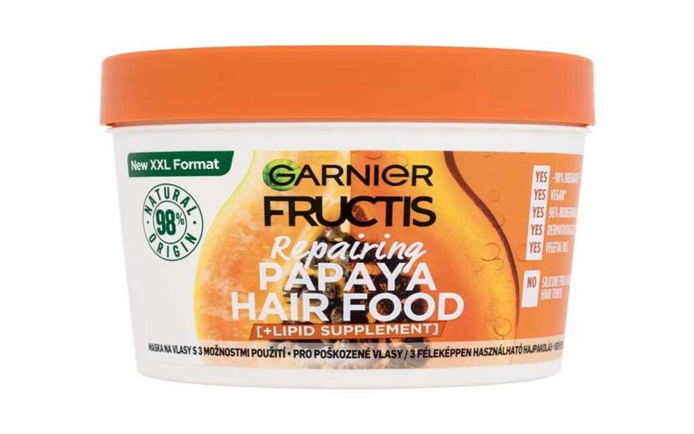 Máscara Capilar Fructis Hair Food Máscara Reparadora de Papaia 400ml