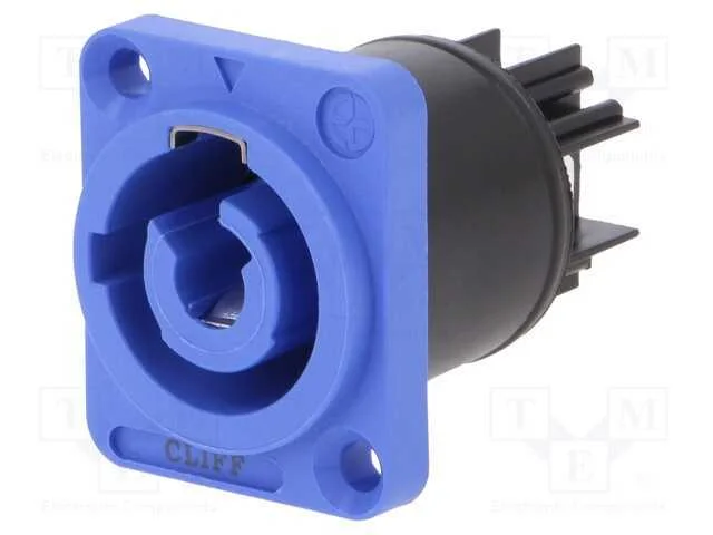 Conector: redondos, fêmea, CLIFFCON-P, 20A, 250VA.