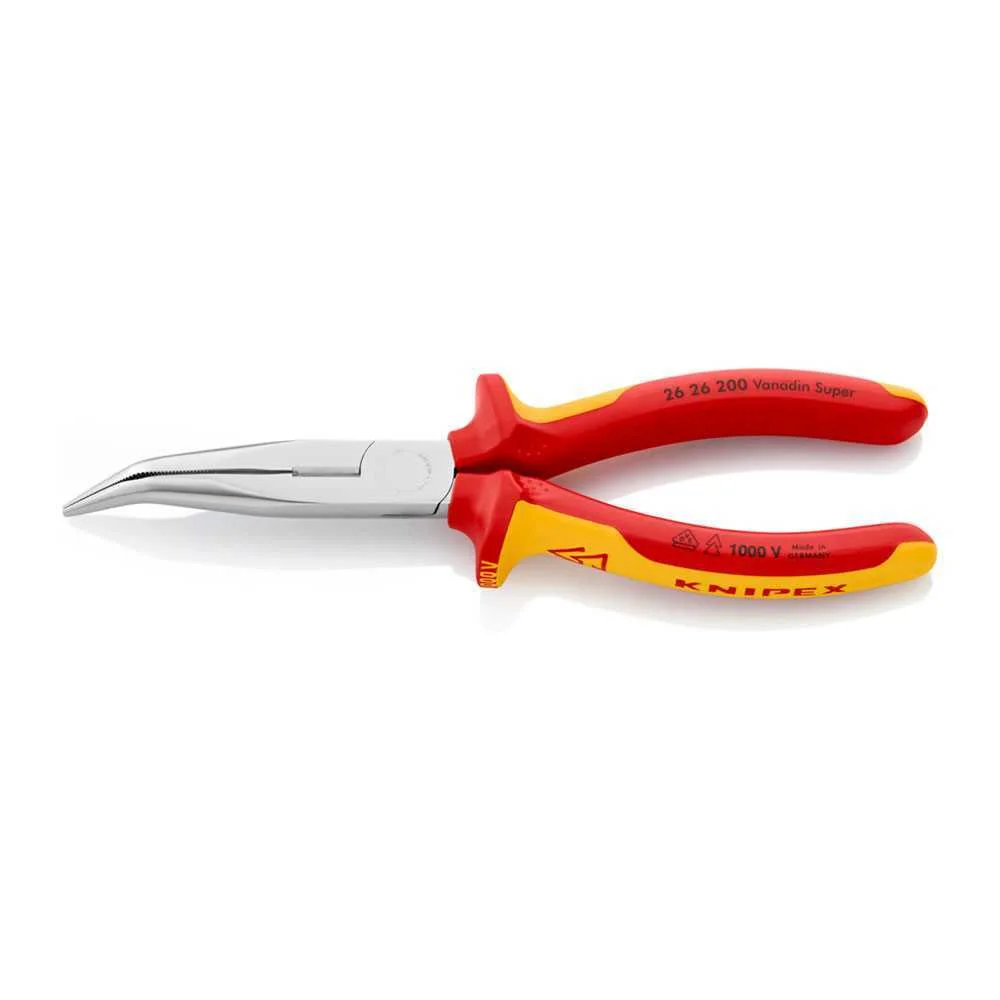 Alicate de Pontas Cegonha 200x56x19mm 2626200 Knipex.