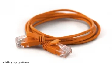 Wantec Patchcord Utp Cat6a D=2,8mm 0,20m Laranja