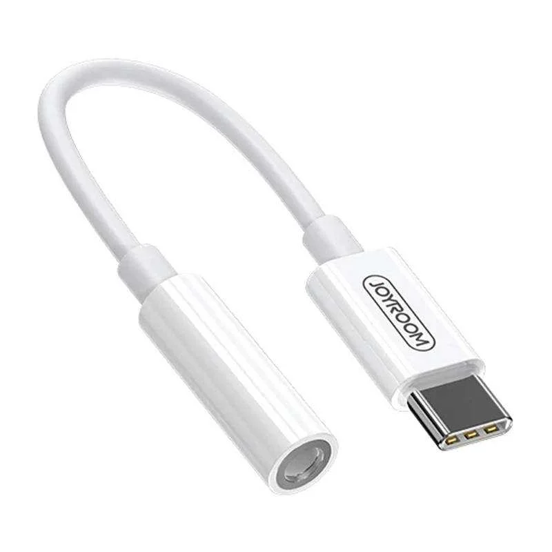 Digitální Audio Adaptér Na Usb-C 3,5 Mm Joyroom Sh-C1 (Bílý)