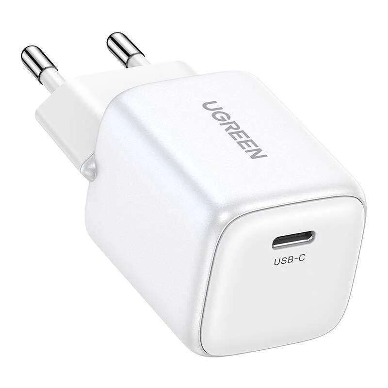 Charger Ugreen 15324 Nexode Mini, Usb-C, Pd3.0, Qc4.0, Gan, 20w (White)