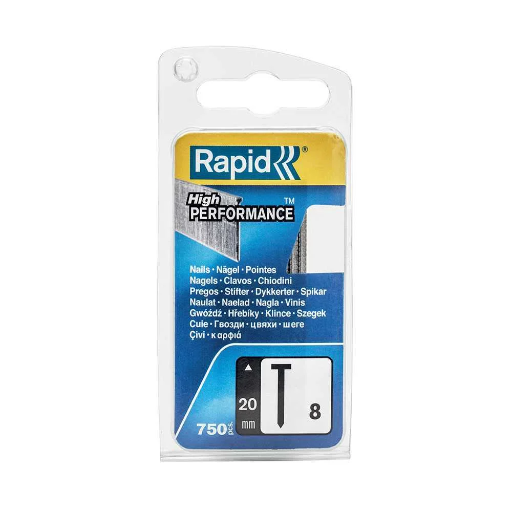 Blíster 750 Pregos Nº 8 20mm 40109534 Rapid