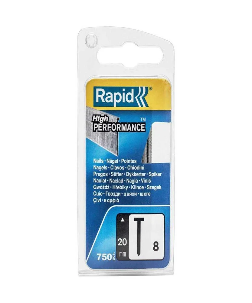 Blíster 750 Pregos Nº 8 20mm 40109534 Rapid