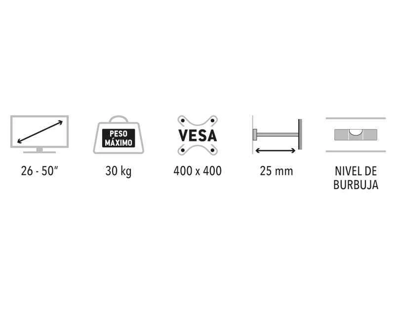 Suporte para Tv Led/Tft de 26" a 50