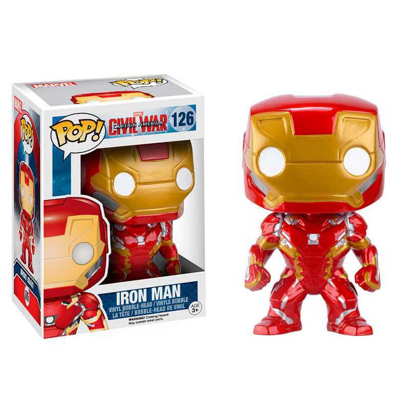 Figura Pop Marvel Guerra Civil Homem de Ferro