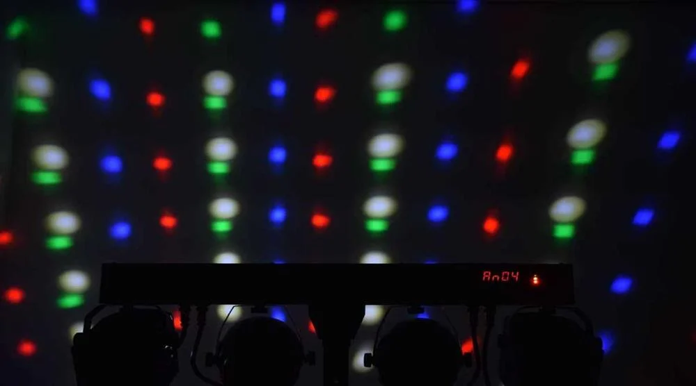 Rechargeable LED Derby Par Bar With Tripod