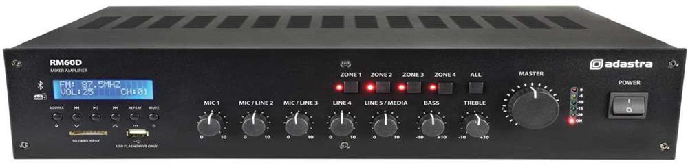 Rm60d Mixer-Amp 100v Bt/Dab+