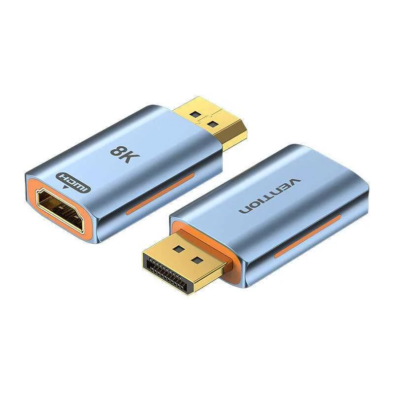 Adaptador Hdmi Fêmea - Display Port Macho Vention Hfmh0 8kazul