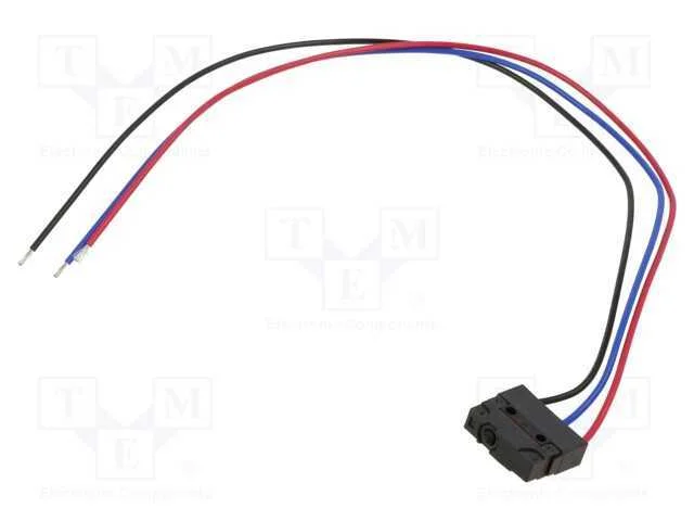 Microinterruptor SNAP ACTION, sem alavanca, SPDT,.
