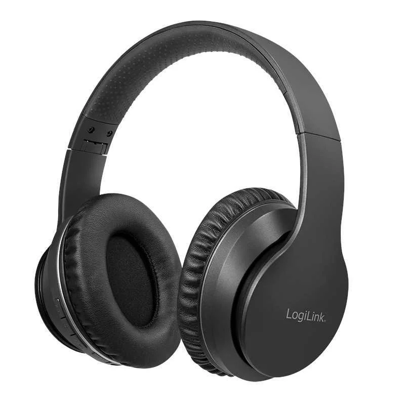 Logilink Bluetooth Headset,Active-Noice-Cancelling,V5.0,Schw