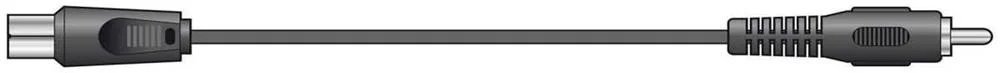 Coaxial Plug To Rca Plug Lead 2.0m