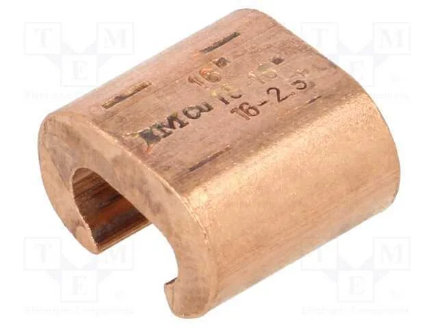 Cobre, 16mm2, 6AWG, conector: abraçadeira lateral.