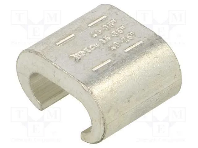Cobre, 35mm2, estanhado, 2AWG, conector: abraçade.