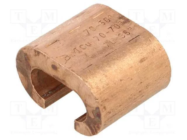 Cobre, 70mm2, 2/0AWG, conector: abraçadeira later.