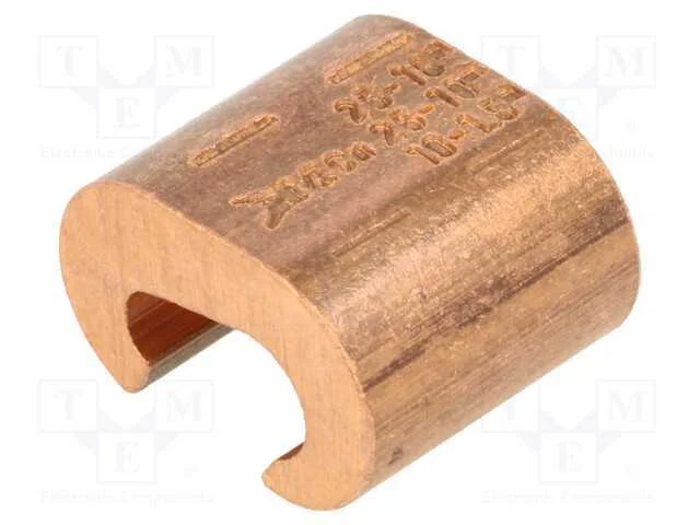 Cobre, 25mm2, 4AWG, conector: abraçadeira lateral.