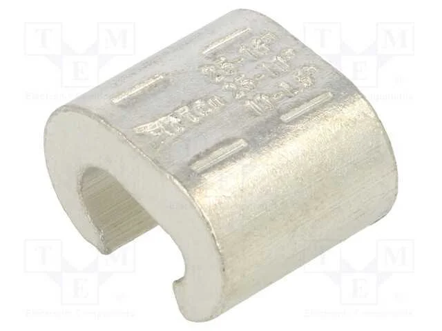 Cobre, 25mm2, estanhado, 4AWG, conector: abraçade.