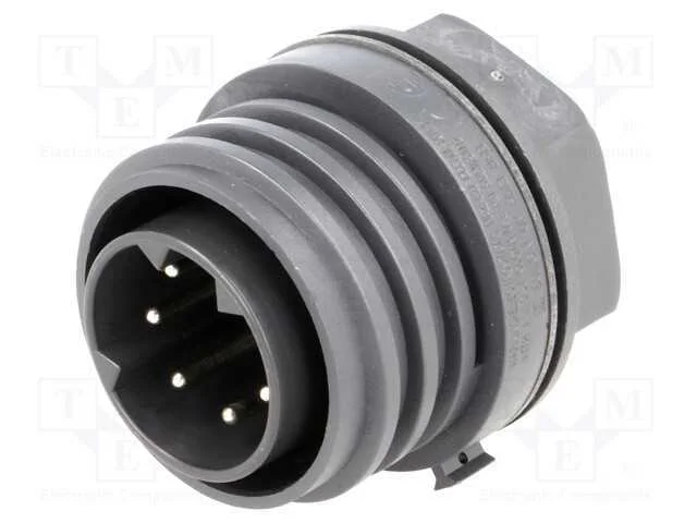 Conector: redondos, tomada, macho, PIN: 7, rosca .