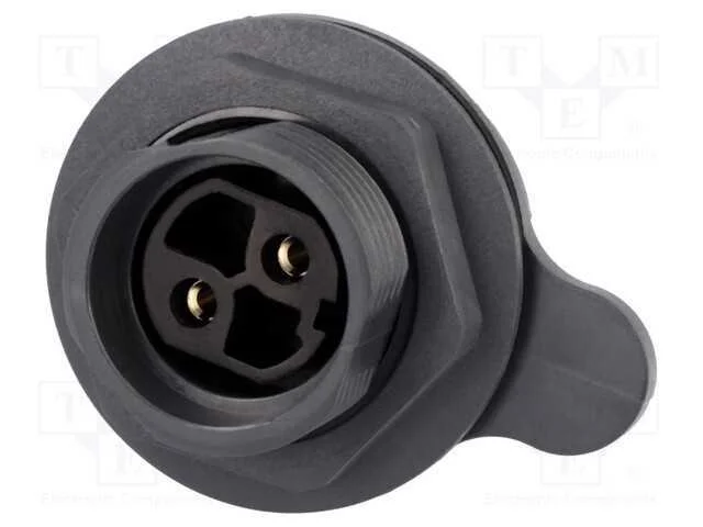 Conector: redondos, tomada, fêmea, PIN: 2, Buccan.