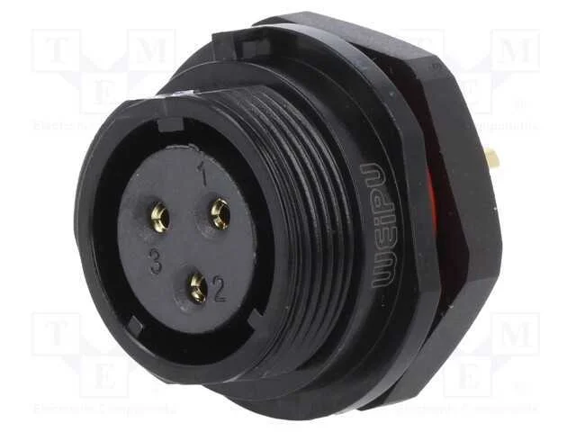 Tomada, Sp17, F&ecirc;mea, Pin: 3, Ip68, Solda, 500v, 2mm2, 10a