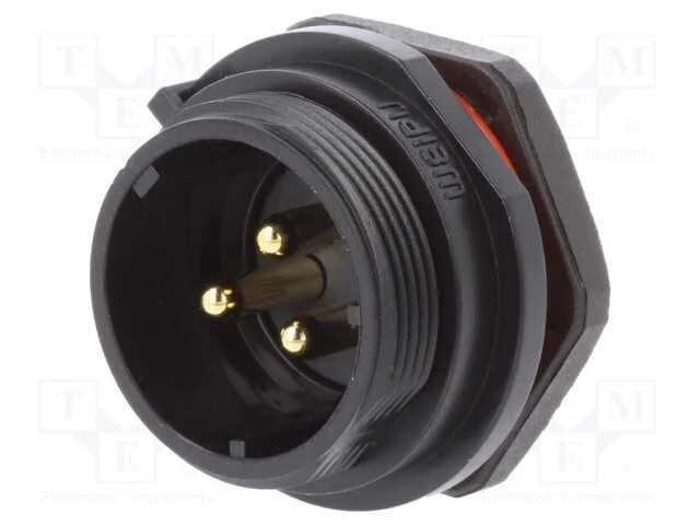 Tomada, SP21, macho, PIN: 3, IP68, 10A, terminal .