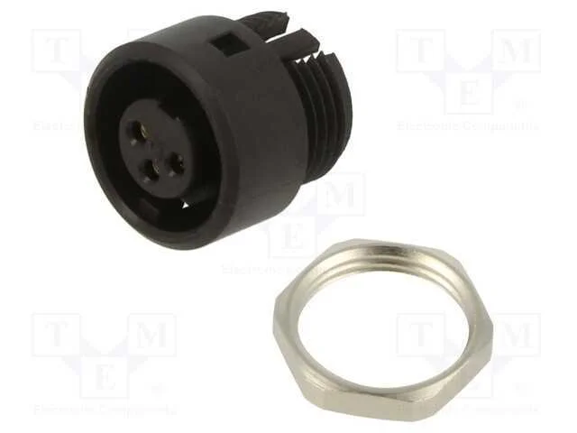 Conector: Redondos, 710, 125v, Pin: 3, Tomada, Fêmea, Solda, 4a, Ip40