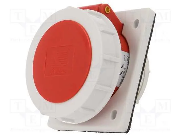 Conector: de alimentação AC 3 fases, tomada, fême.