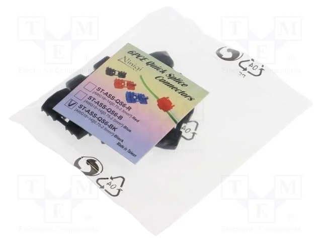 Conector rápido, IDC, 0,75÷2,5mm2, com cabo, pret.
