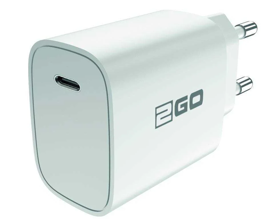 2go Netz-Ladegerät Power Delivery Lightning Usb Type C  Weiß