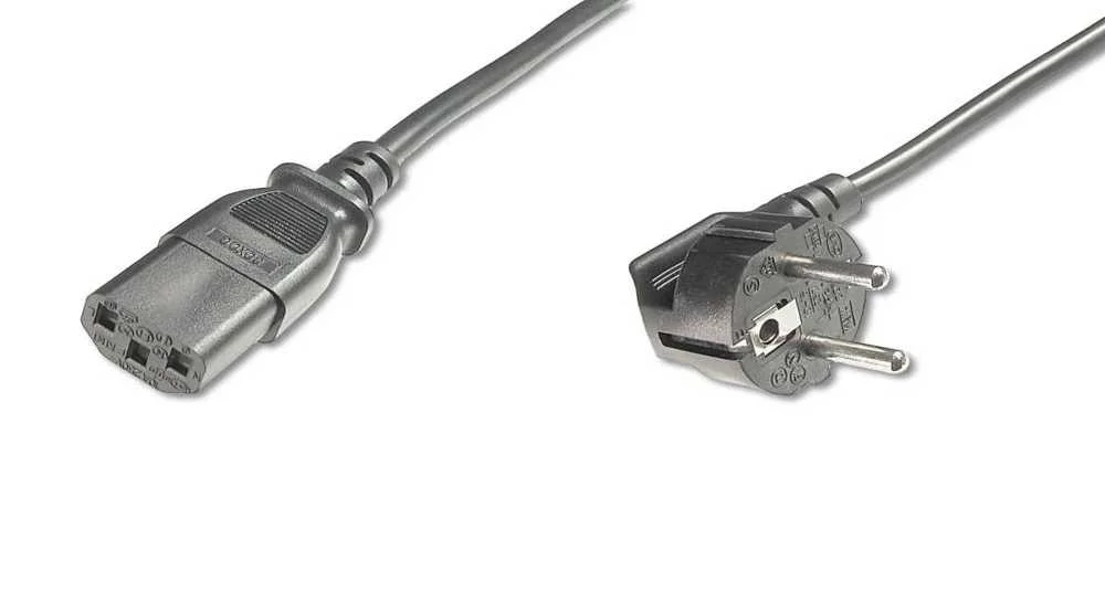 Digitus Netzanschlusskabel, 0,75m, Schwarz