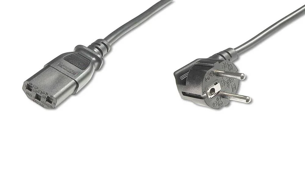 Digitus Netzanschlusskabel, 0,75m, Schwarz